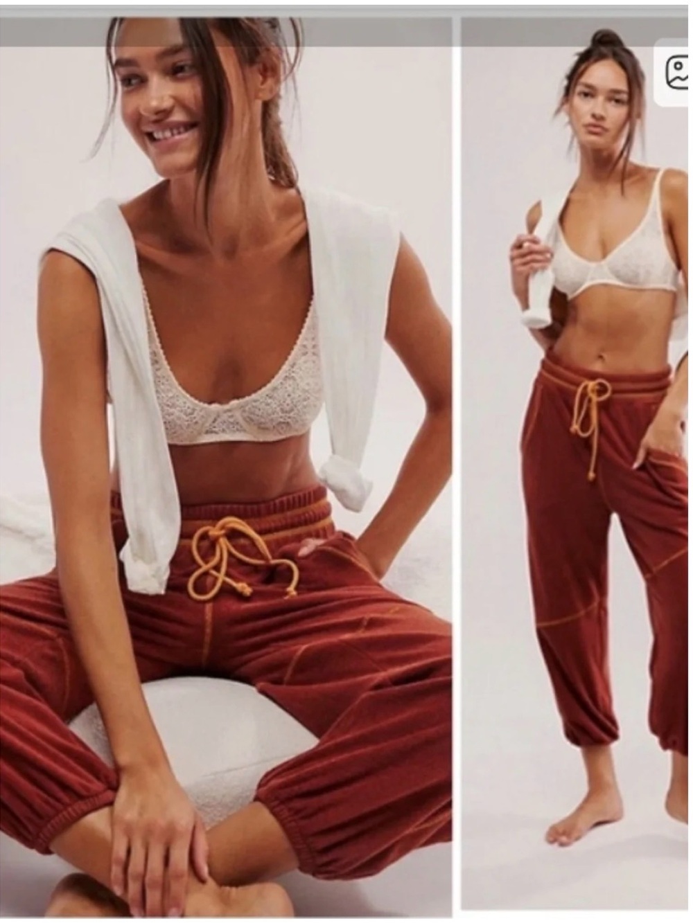 Intimately by Free People Gimme More Jogger in Arabian Spice Combo